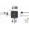 USB-C DisplayPort į dvigubą HDMI adapteris ITEC C31TRIPLEVIDEODPPRO 4K 60Hz, 100W maitinimo perdavimas