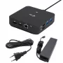 i-tec USB-C DP Dual HDMI prijungimo stotelė su maitinimo tiekimu 100 W + universalus įkroviklis 100 W