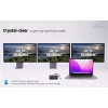 i-tec USB-C DP Dual HDMI prijungimo stotelė su maitinimo tiekimu 100 W + universalus įkroviklis 100 W