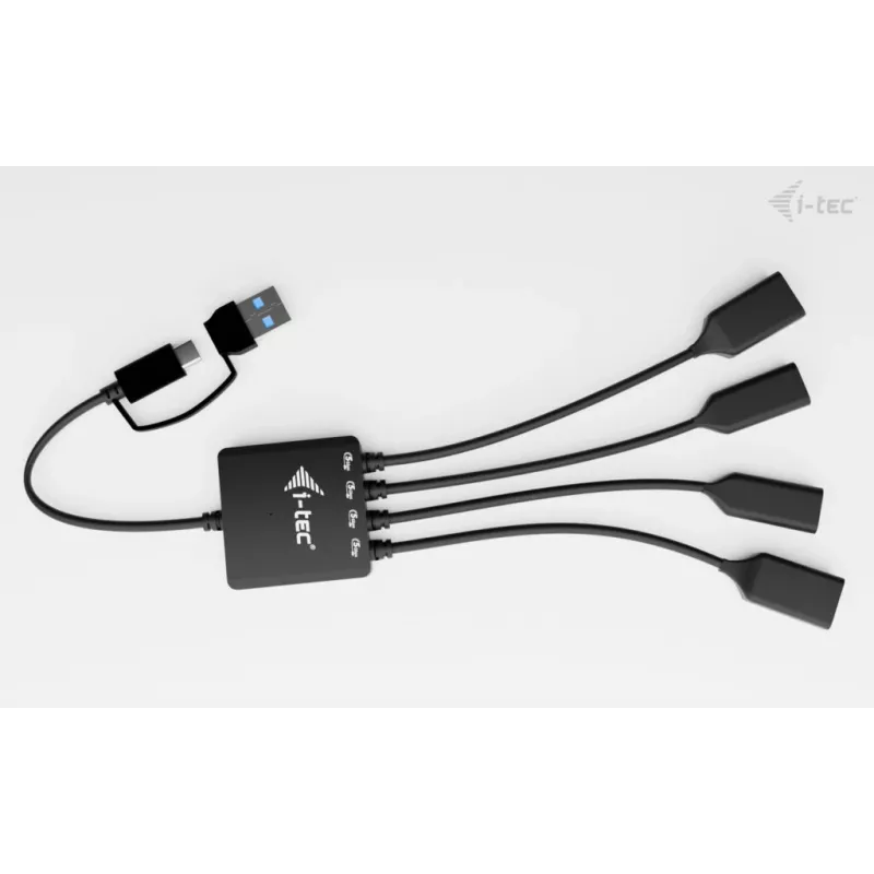 i-tec USB-C/USB-A kabelinis šakotuvas 4 prievadai (2x USB-C, 2x USB-A)