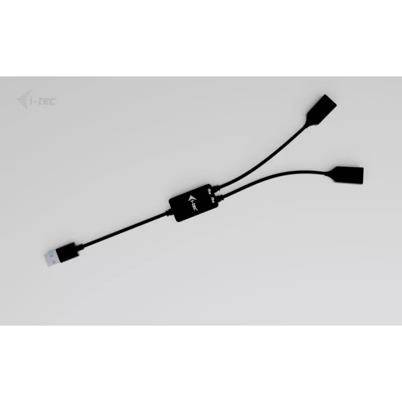 USB-A šakotuvas ITEC U3CBLHUB2A — 2 prievadai, USB 3.0 iki 5 Gbps