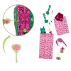 Monster High Skulltimate Secrets Garden Mysteries Playset, lėlė Venus McFlytrap su daugiau nei 19 staigmenų