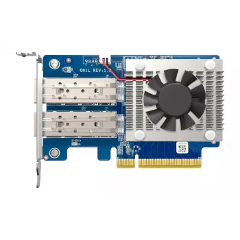 QNAP dviejų prievadų 10GbE SFP+ tinklo plėtros kortelė QXG-10G2SF-NXE PCI Express laidinė