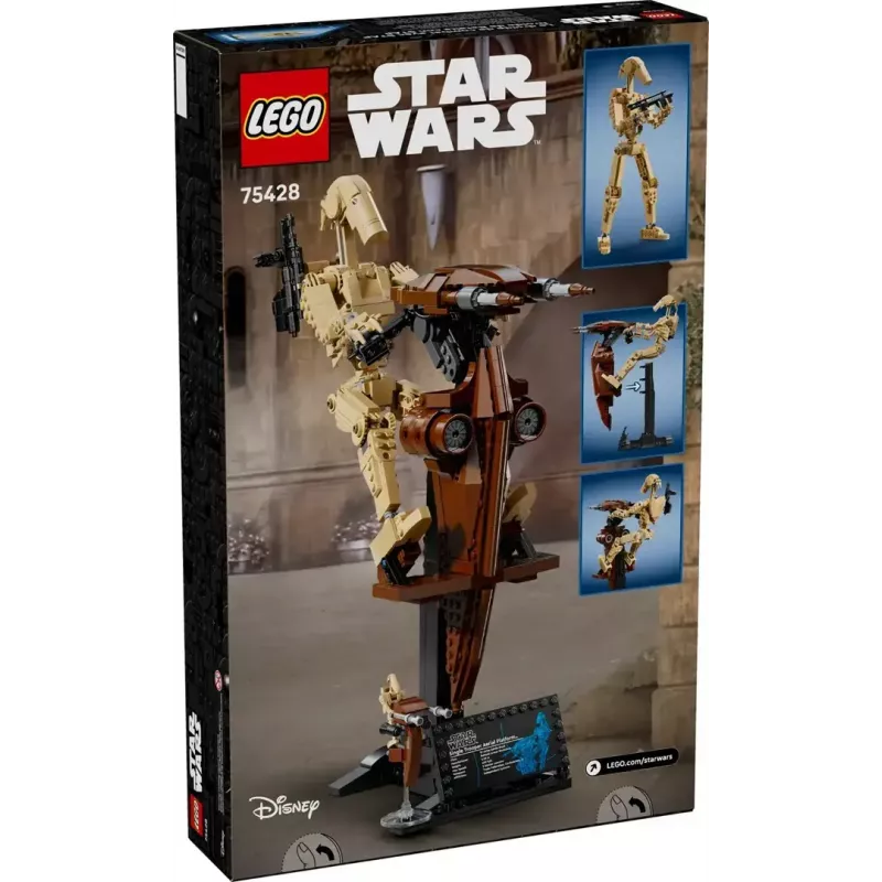 LEGO statybų rinkinys Star Wars mūšio droidas su STAP 75428 — 1088 detalės, 1 minifigūrėlė, demonstracinis dydis 140×380×300 mm