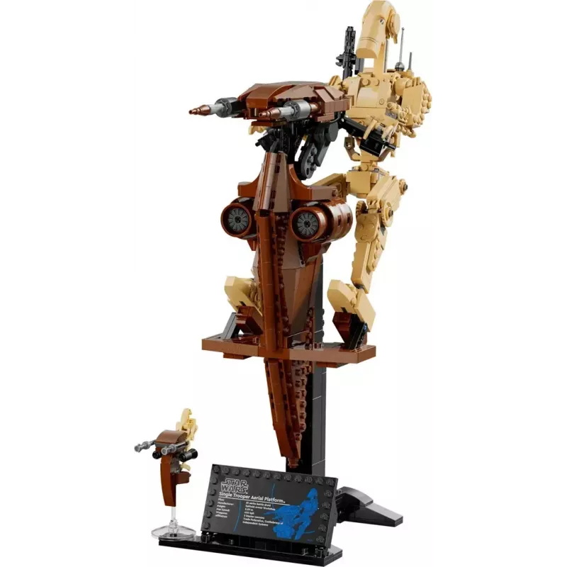 LEGO statybų rinkinys Star Wars mūšio droidas su STAP 75428 — 1088 detalės, 1 minifigūrėlė, demonstracinis dydis 140×380×300 mm