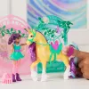 Unicorn Academy, lėlė Ava ir spalvą keičiančio Lapės arklidžių žaidimo rinkinys, Velykų dovanų idėja, 15 priedų, lėlės ir vienaragiai žaislai mergaitėms nuo 4 metų