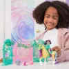 Unicorn Academy, lėlė Ava ir spalvą keičiančio Lapės arklidžių žaidimo rinkinys, Velykų dovanų idėja, 15 priedų, lėlės ir vienaragiai žaislai mergaitėms nuo 4 metų