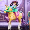 Unicorn Academy, Ava ir augalų magijos lapas su apšvietimo efektu, 2 jojimo aksesuarai, lėlės ir vienaragių žaislai mergaitėms nuo 4 metų