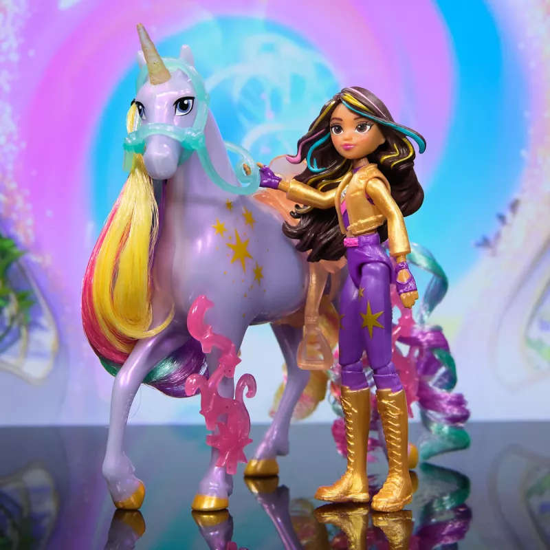 Lėlių rinkinys Spinmaster Unicorn Academy Sophia & Wildstar 168 mm