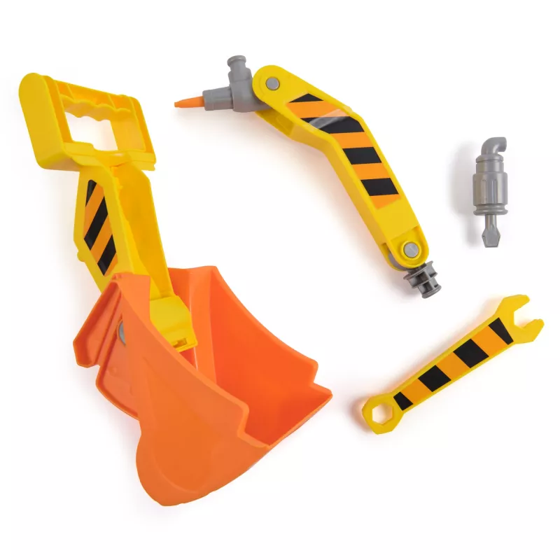 Rubble & Crew Rubble's Ultimate Tool Bulldozer Vehicle, Toy Truck with Action Figure, PAW Patrol Kids Toys for Boys & Girls Ages 3 and Up