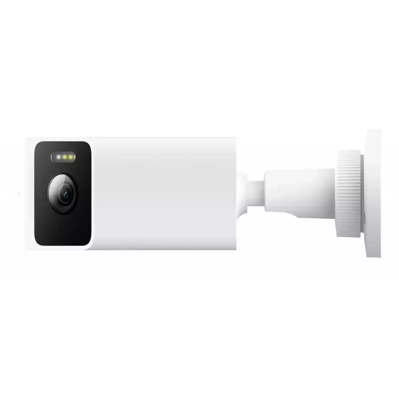 IP apsaugos kamera Xiaomi CW100 Dual — Lauko „bullet“ tipo, 3 MP (2304×1296), Wi‑Fi, lubinis/sieninis tvirtinimas, 0–360° pasukimas, IR/balti šviesos diodai, 10 m naktinio matymo