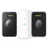 IP apsaugos kamera Xiaomi CW100 Dual — Lauko „bullet“ tipo, 3 MP (2304×1296), Wi‑Fi, lubinis/sieninis tvirtinimas, 0–360° pasukimas, IR/balti šviesos diodai, 10 m naktinio matymo