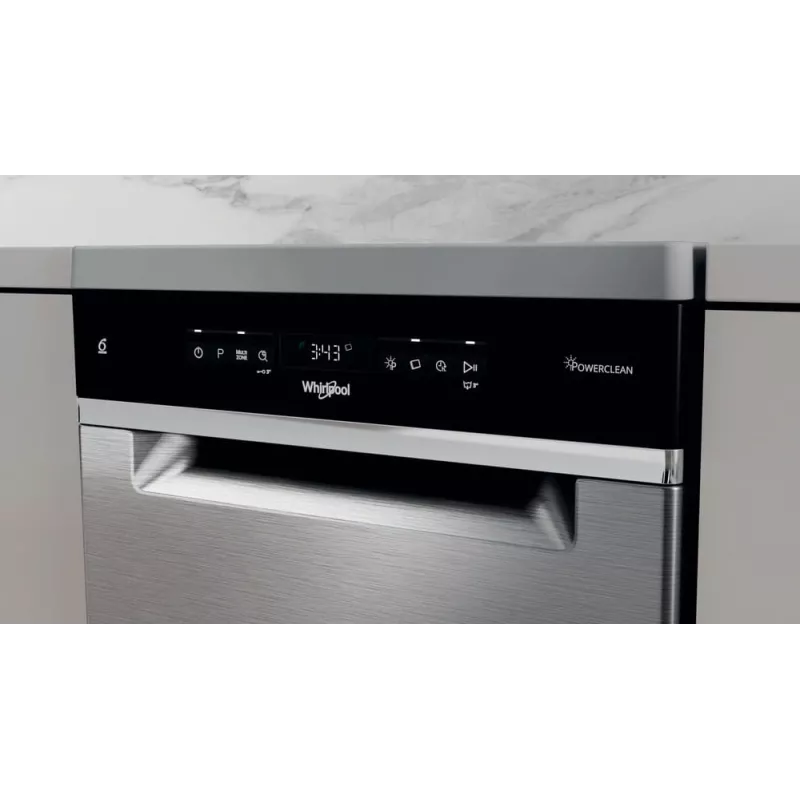 Whirlpool WSBO 3O34 PF X Pusiau įmontuojama 10 vietų nustatymų