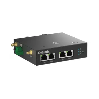 Korinio tinklo maršrutizatorius D-Link DWM-314-T 4G LTE VPN juodas DIN-bėgelio