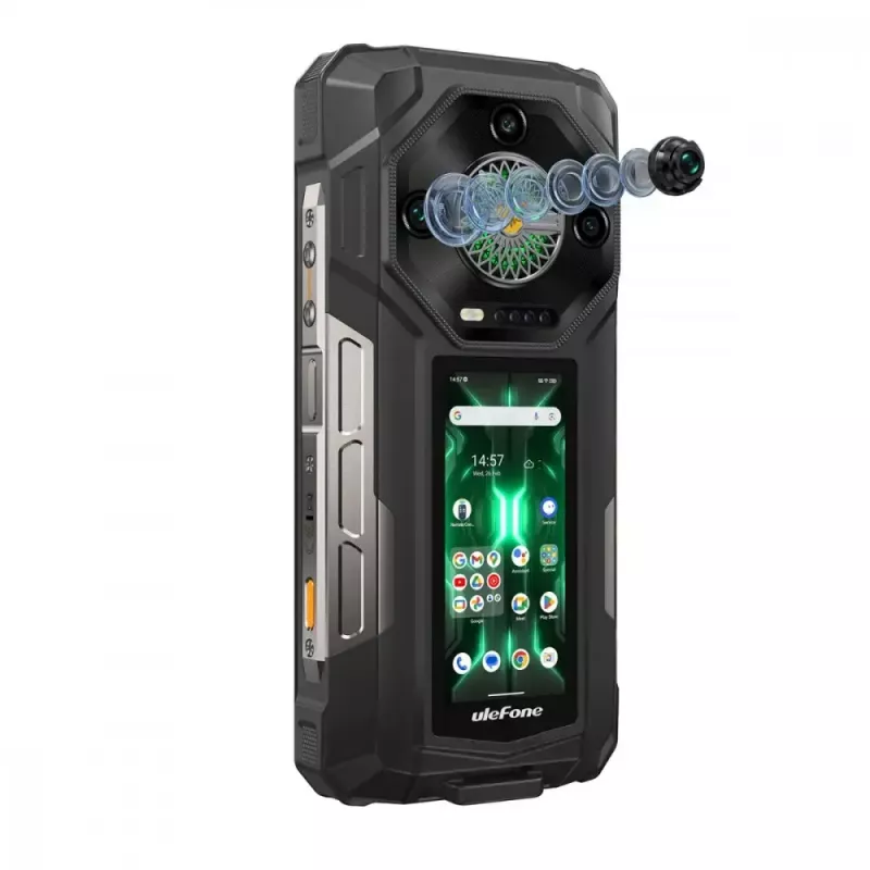 Išmanusis telefonas UleFone Armor 33 Pro 5G 6,3 col. 16 GB/512 GB juodas, energijos klasė A