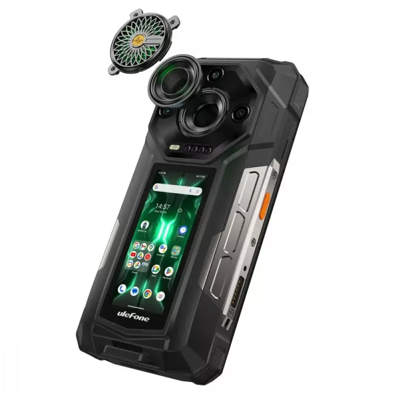 Išmanusis telefonas UleFone Armor 33 Pro 5G 6,3 col. 16 GB/512 GB juodas, energijos klasė A
