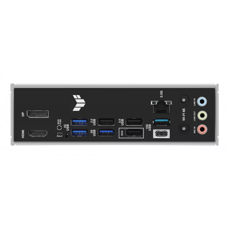 Pagrindinė plokštė ASUS TUF GAMING B850-E WIFI, AMD B850, lizdas AM5, ATX, DDR5, 4x DIMM, 3x M.2, Wi‑Fi 6E, 2.5Gb LAN
