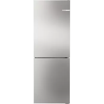 Bosch Serie 2 KGN33NSDB šaldytuvas-šaldiklis, laisvai pastatomas, 279 L, nerūdijantis plienas