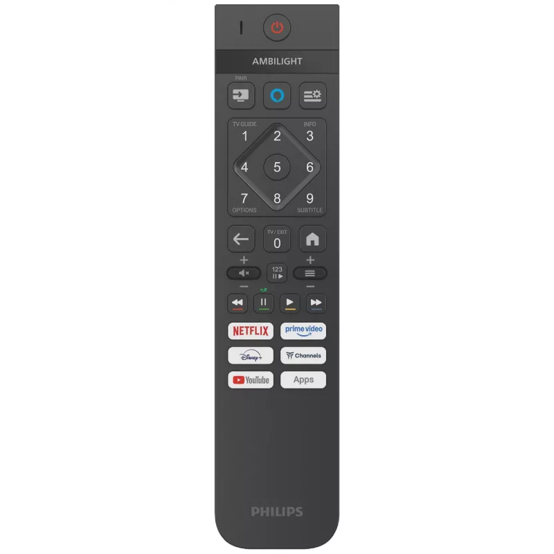 Philips 85PUS9010/12 televizorius 85 col. (216 cm) QLED 4K Ultra HD 144 Hz Smart TV, Titan OS, Ambilight, Wi-Fi, Bluetooth