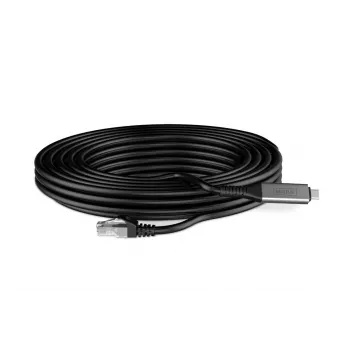 DIGITUS USB-C 3.2 Gen1 - RJ45 Ethernet laidas - CAT6a S/FTP juodas - 5 m