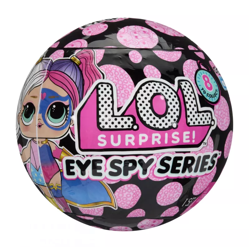 L.O.L. Surprise! L.O.L. Surprise Eye Spy Tots Asorti PDQ, Mini lėlė, Moteriška, 4 metai, Berniukas/Mergaitė, Įvairios spalvos