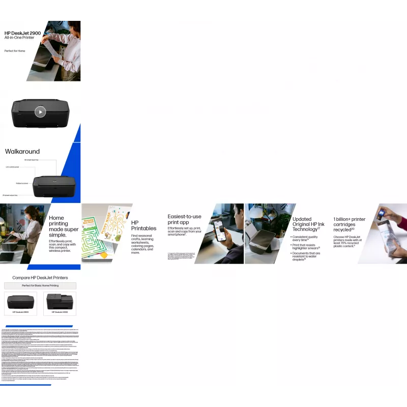 HP DeskJet 2910 belaidis daugiafunkcis spalvotas spausdintuvas, terminis rašalinis, 4800x1200 DPI
