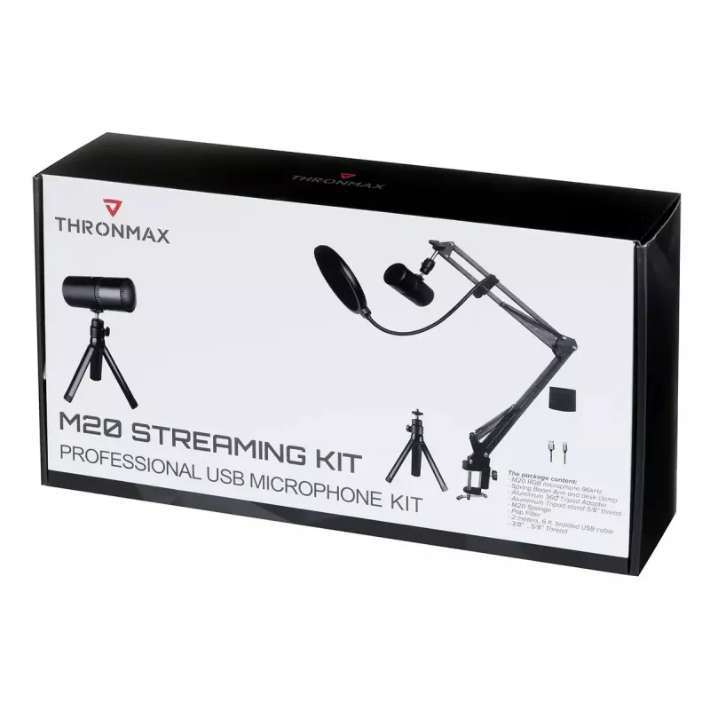 Mikrofonas Thronmax M20 transliacijų rinkinys