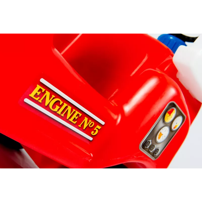 Little Tikes Spray & Rescue Fire Truck, 1,5 m., 4 ratai, Plastikas, Juoda, Raudona, Balta