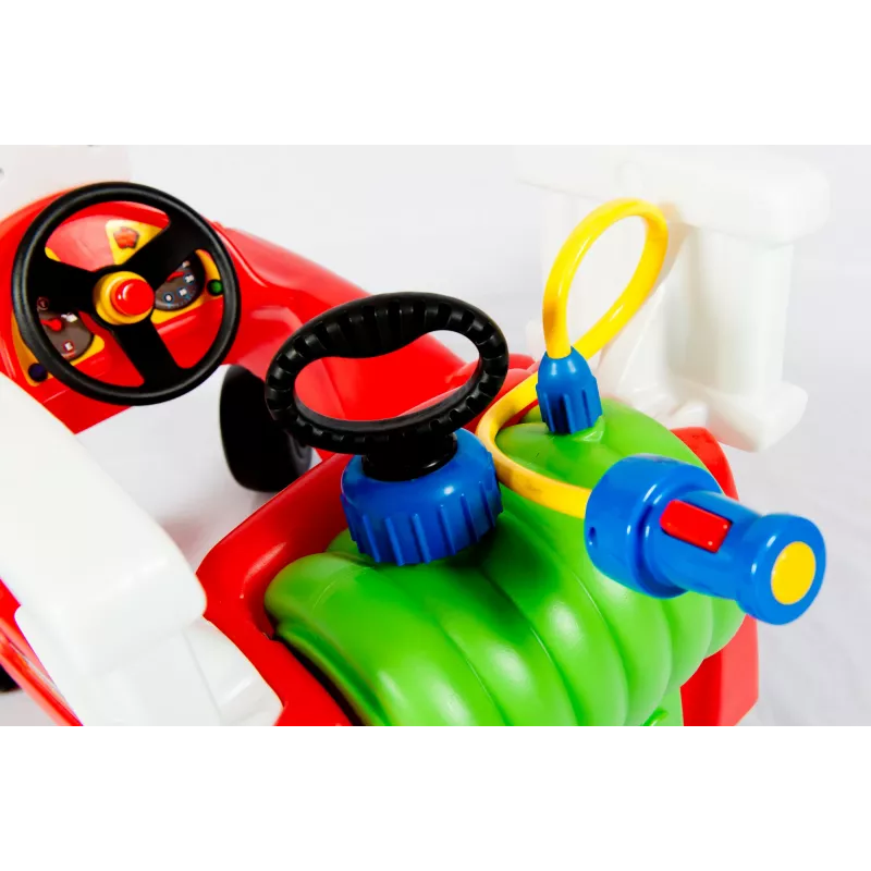 Little Tikes Spray & Rescue Fire Truck, 1,5 m., 4 ratai, Plastikas, Juoda, Raudona, Balta