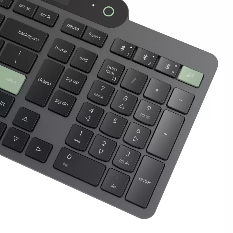 Lenovo 4Y41R69494 klaviatūra namams/biurui Bluetooth US English juoda, žalia