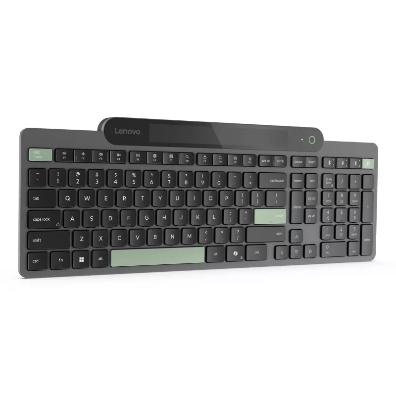 Lenovo 4Y41R69494 klaviatūra namams/biurui Bluetooth US English juoda, žalia