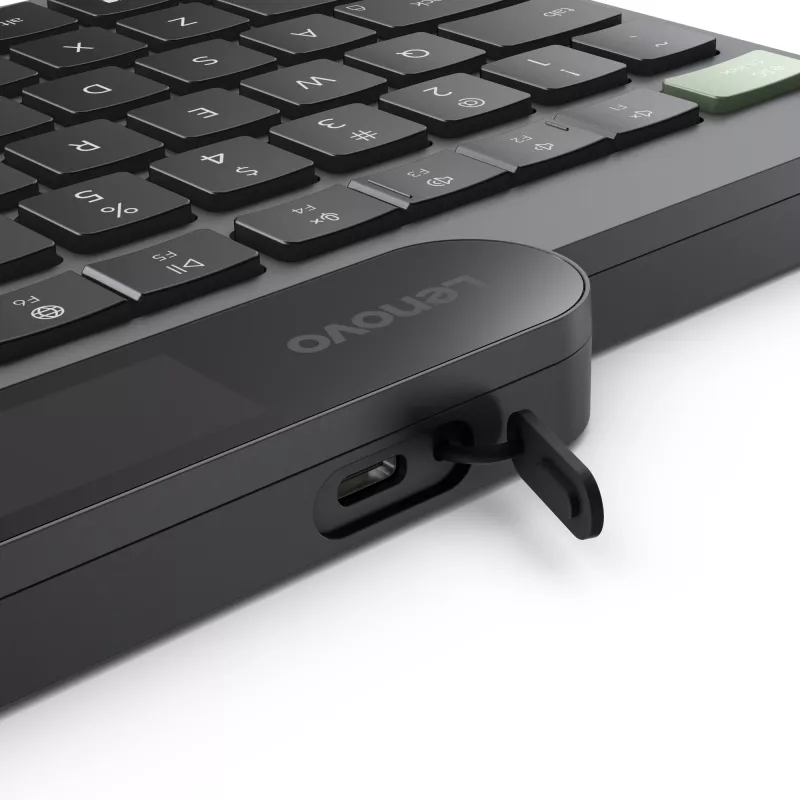 Lenovo 4Y41R69494 klaviatūra namams/biurui Bluetooth US English juoda, žalia