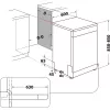 Whirlpool W7F HP33 X laisvai pastatoma indaplovė 15 vietų 43 dB