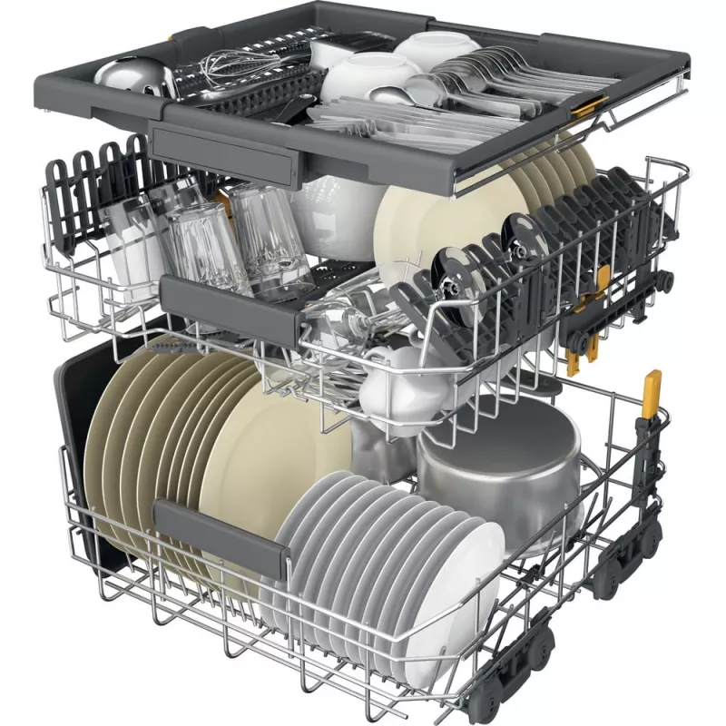 Whirlpool W7F HP33 X laisvai pastatoma indaplovė 15 vietų 43 dB