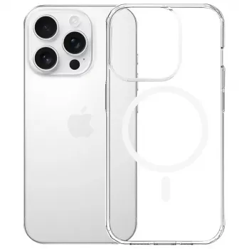 Telefono dėklas 3MK Armor MagCase, skirtas Apple iPhone 15 Pro, suderinamas su MagSafe, plonas dizainas
