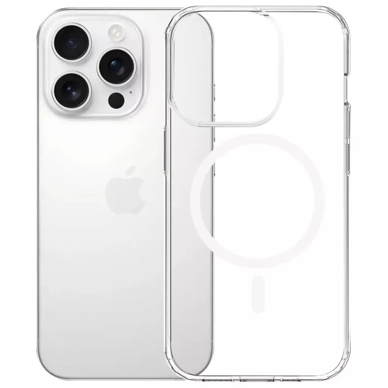 Telefono dėklas 3MK Armor MagCase, skirtas Apple iPhone 15 Pro Max — patvarus, plonas, magnetinis dizainas