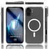 Dangtelis mobiliajam telefonui 3MK Armor MagCase, skirtas iPhone 16, 6,1 colio (15,5 cm), permatomas, PC+TPU