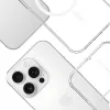 Mobiliojo telefono dėklas 3MK Armor MagCase, skirtas iPhone 16 Pro, permatomas, 16 cm (6,3 col.) ekranui, PC+TPU