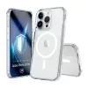 Mobiliojo telefono dėklas 3MK Armor MagCase, skirtas iPhone 16 Pro, permatomas, 16 cm (6,3 col.) ekranui, PC+TPU