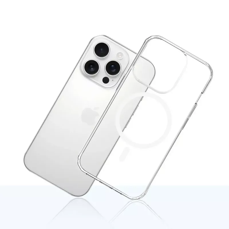 Telefono dėklas 3MK Armor MagCase Cover, skirtas iPhone 16 Pro Max, tinka 17,5 cm (6,9 colio), permatomas, PC+TPU