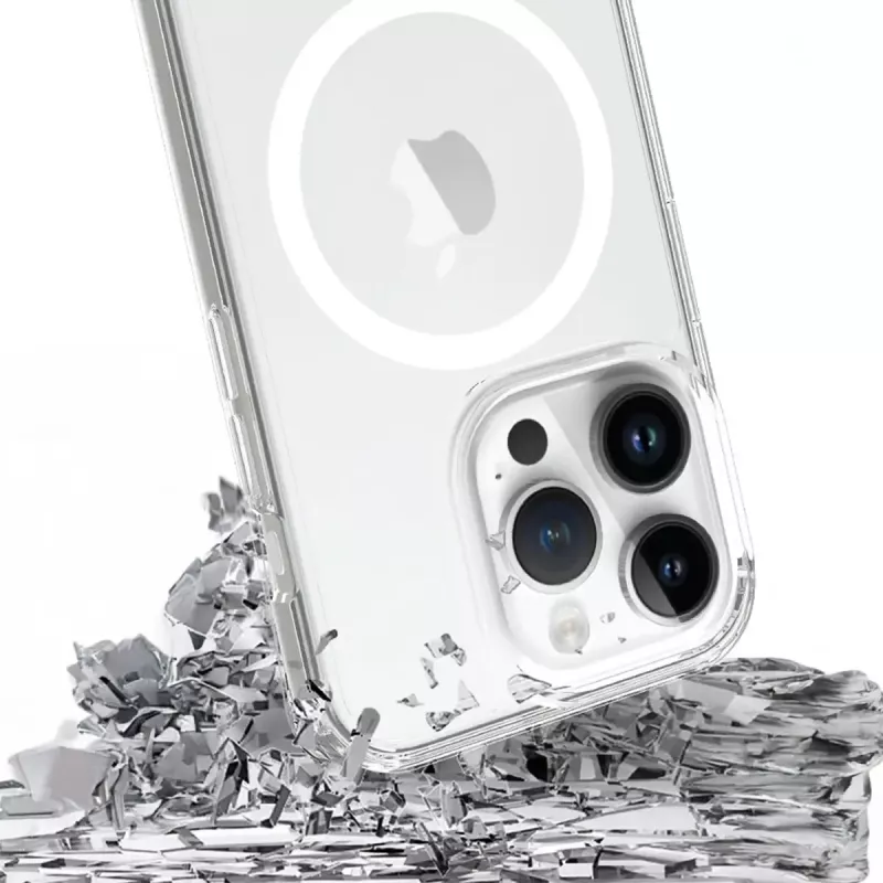 Telefono dėklas 3MK Armor MagCase Cover, skirtas iPhone 16 Pro Max, tinka 17,5 cm (6,9 colio), permatomas, PC+TPU
