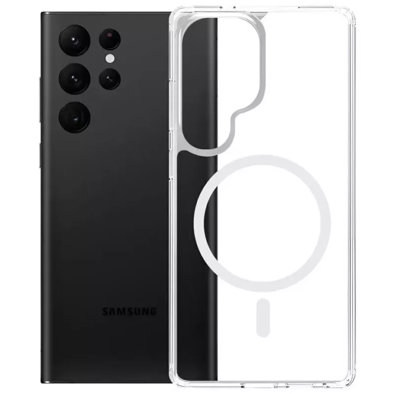 Apsauginis telefono dėklas 3MK Armor MagCase, skirtas Samsung Galaxy S24 Ultra – patvarus, lengvas, suderinamas su magnetais