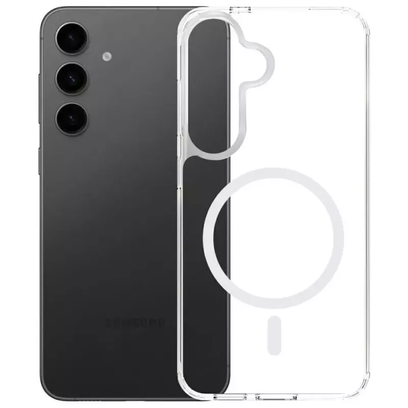 Apsauginis telefono dėklas 3MK Armor MagCase, skirtas Samsung Galaxy S24/S25 — patvarus plonas dizainas