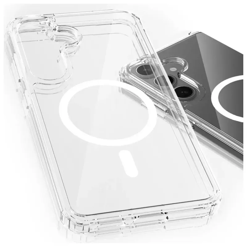 Apsauginis telefono dėklas 3MK Armor MagCase, skirtas Samsung Galaxy S24/S25 — patvarus plonas dizainas