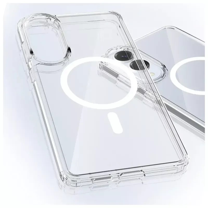 Apsauginis telefono dėklas 3MK Armor MagCase, skirtas Samsung Galaxy S25 Edge – plonas smūgiams atsparus dizainas