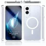 Apsauginis telefono dėklas 3MK Armor MagCase, skirtas Samsung Galaxy S25 Edge – plonas smūgiams atsparus dizainas