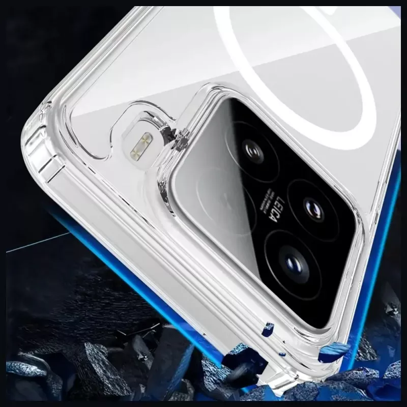 Telefono dėklas 3MK Armor MagCase, skirtas Xiaomi 15 — patvarus, lengvas apsauginis dangtelis