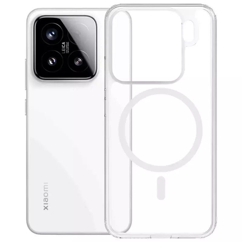 Telefono dėklas 3MK Armor MagCase, skirtas Xiaomi 15 — patvarus, lengvas apsauginis dangtelis