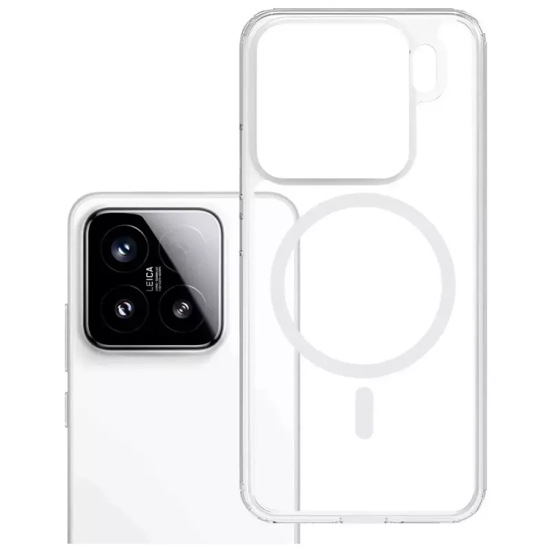 Telefono dėklas 3MK Armor MagCase, skirtas Xiaomi 15 — patvarus, lengvas apsauginis dangtelis