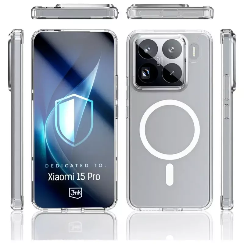 Apsauginis dėklas MagCase Armor, 3MK, skirtas Xiaomi 15 Pro — plonas, patvarus telefono dėklas